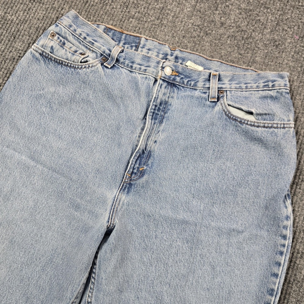 VTG 90s Levis 550 Jeans Womens 18M Blue Light Wash Relaxed Fit Tapered Denim USA